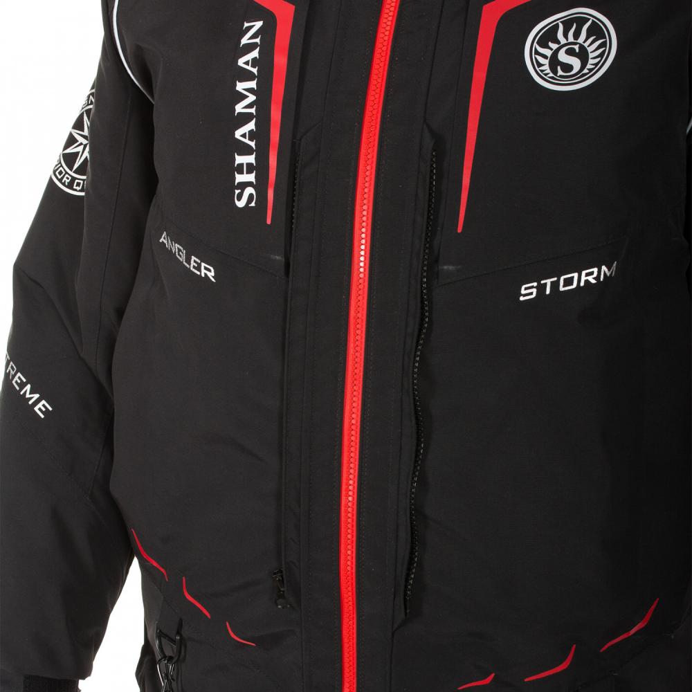 Костюм-поплавок зимний «Angler (-20)» Black/Red S311 ХСН