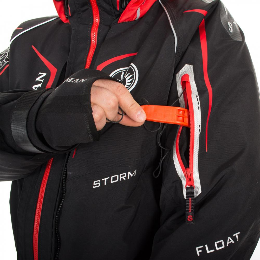 Костюм-поплавок зимний «Angler (-20)» Black/Red S311 ХСН