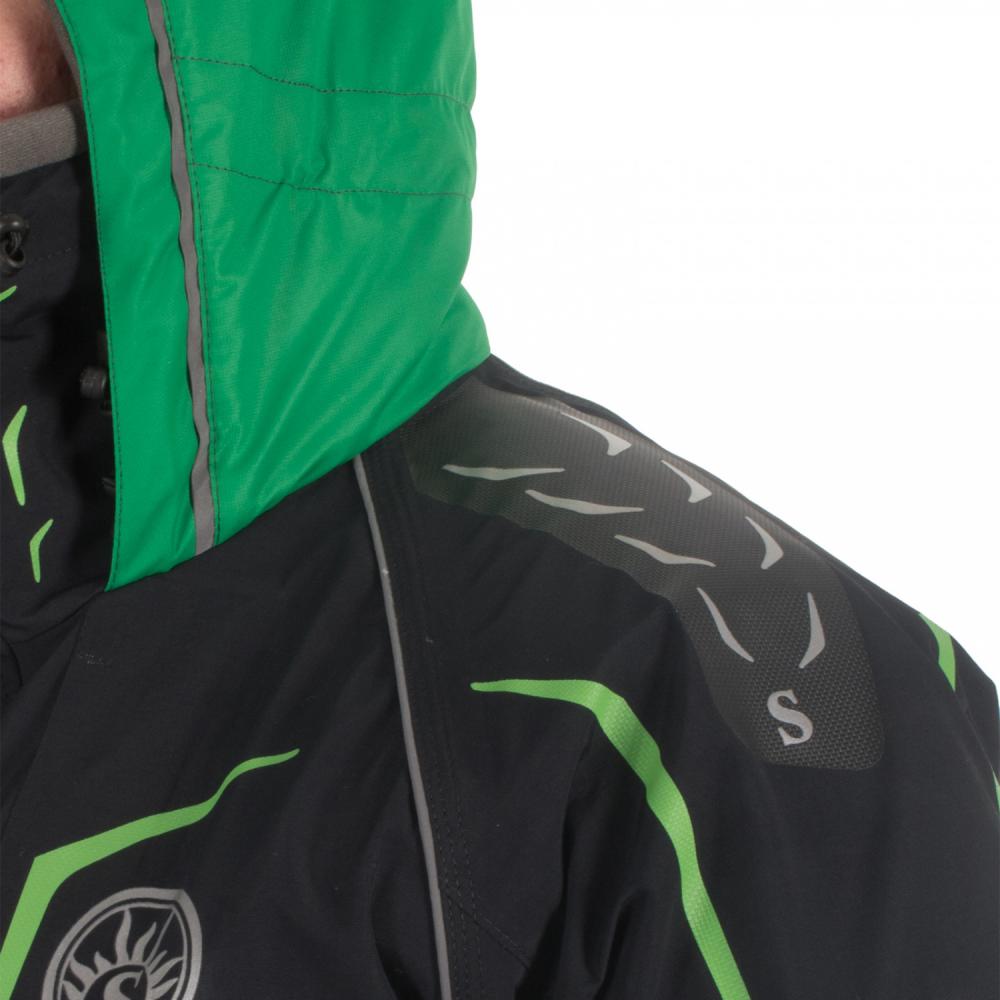 Костюм-поплавок зимний Angler (-20) Black/Green S-311-0 Shaman ХСН
