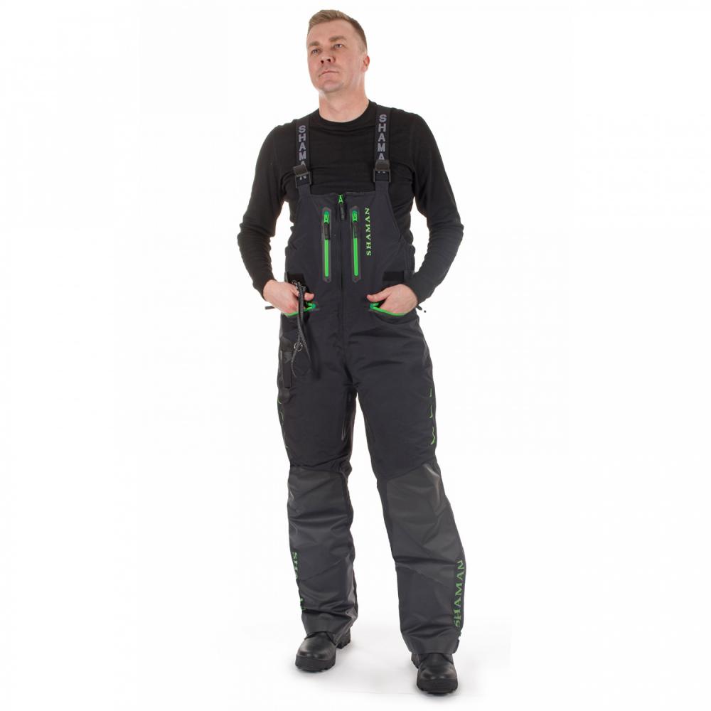 Костюм-поплавок зимний Angler (-20) Black/Green S-311-0 Shaman ХСН