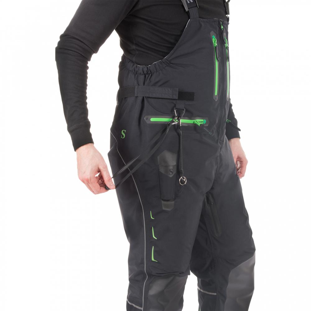 Костюм-поплавок зимний Angler (-20) Black/Green S-311-0 Shaman ХСН