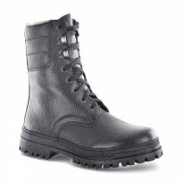 Ботинки «Охрана Зима» (Черный - Натуральная шерсть)