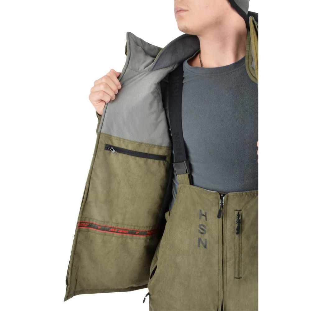 Костюм мужской зимний «Dikson I NEW (-45)» (Zamsha) (Олива)