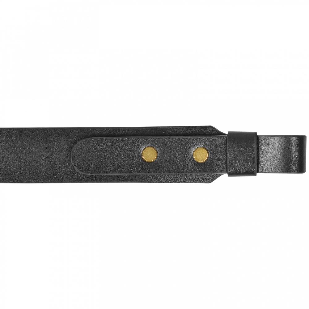 Ремень ружейный Shaman прямой 35 мм (винтовое соединение) (Black)