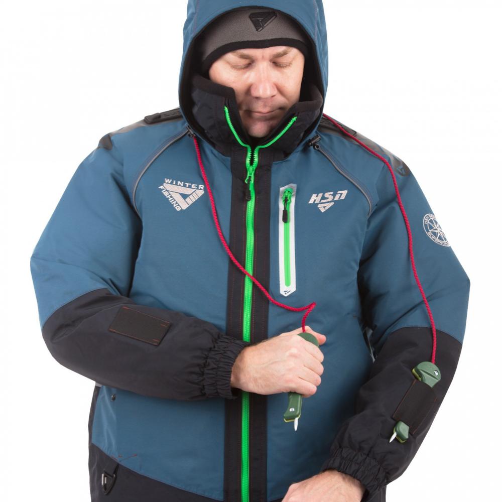 Костюм-поплавок мужской зимний «Rescuer II Comfort» (Бирюза)