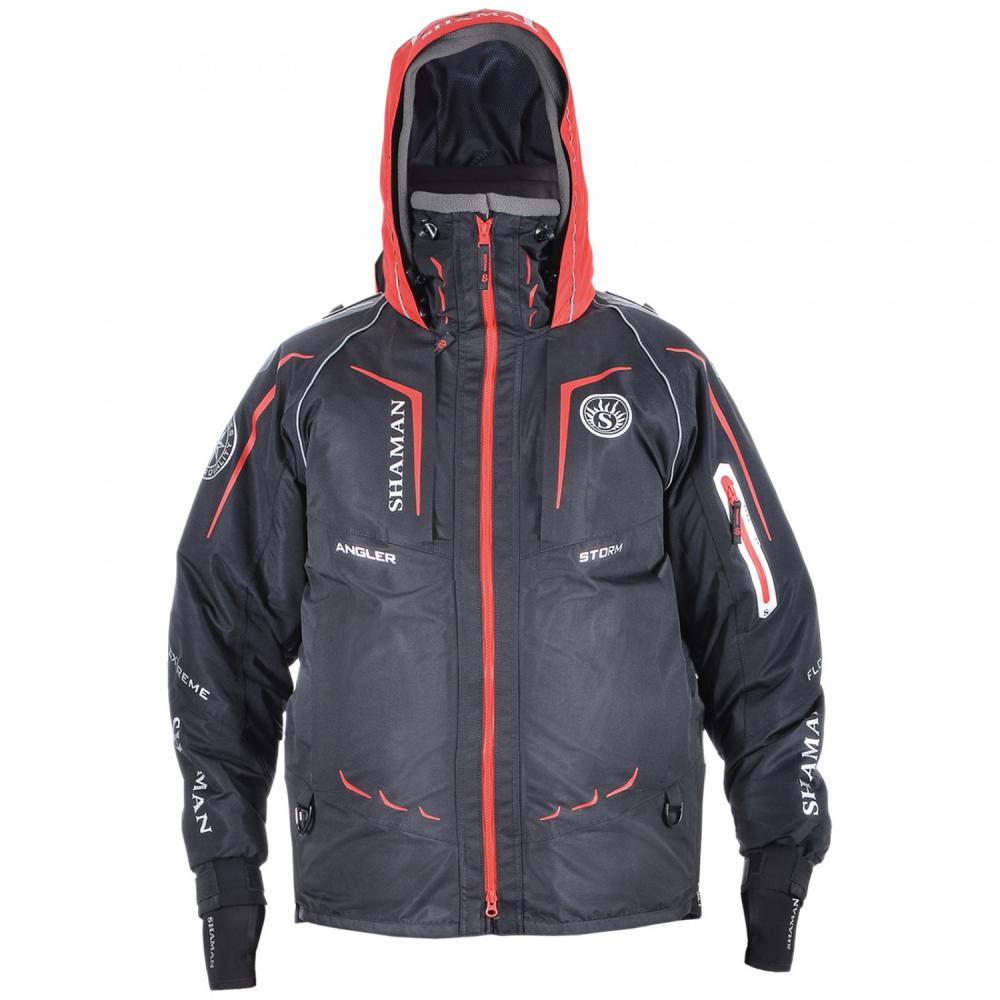 Костюм-поплавок зимний «Angler Prosport» (Black/Red)