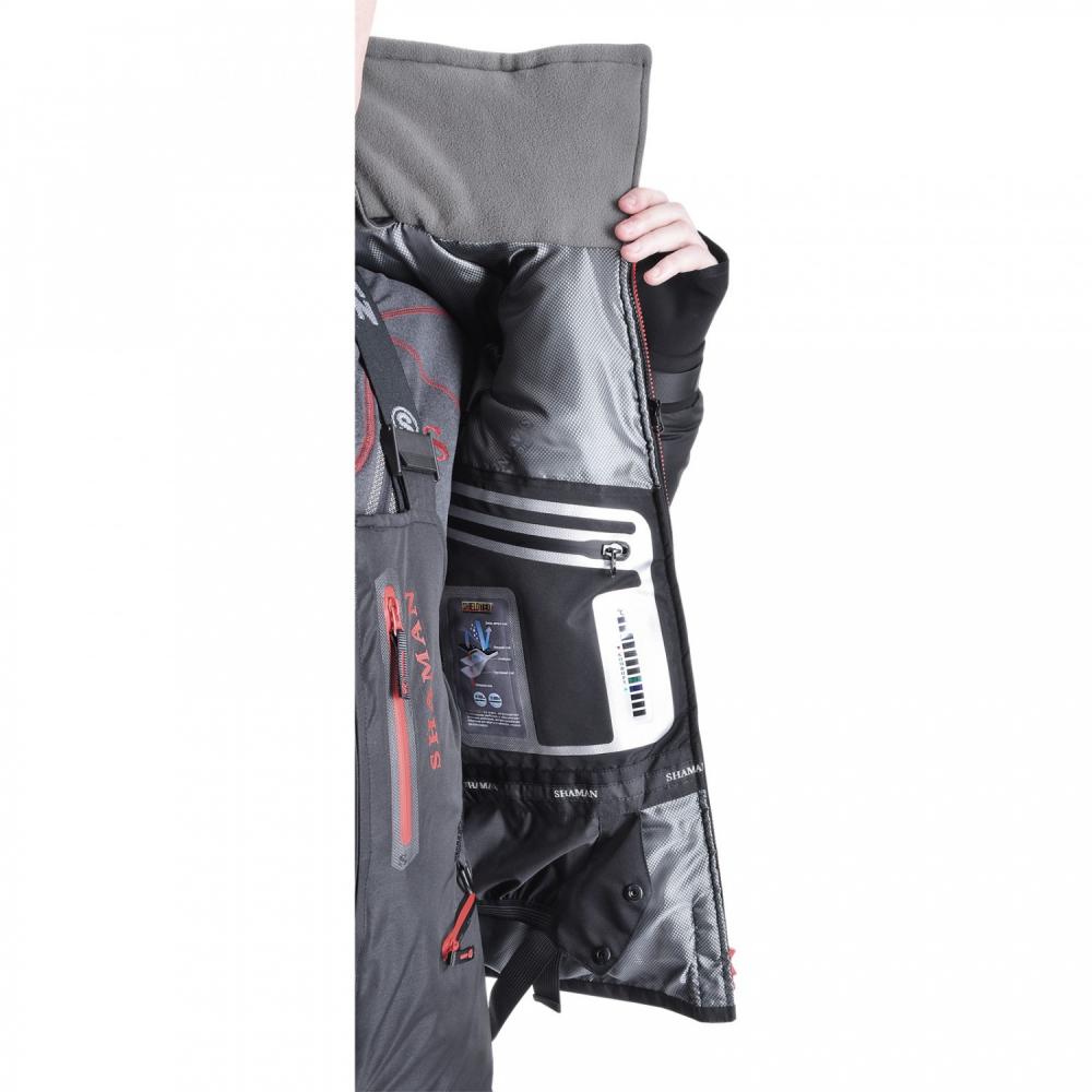 Костюм-поплавок зимний «Angler Prosport» (Black/Red)