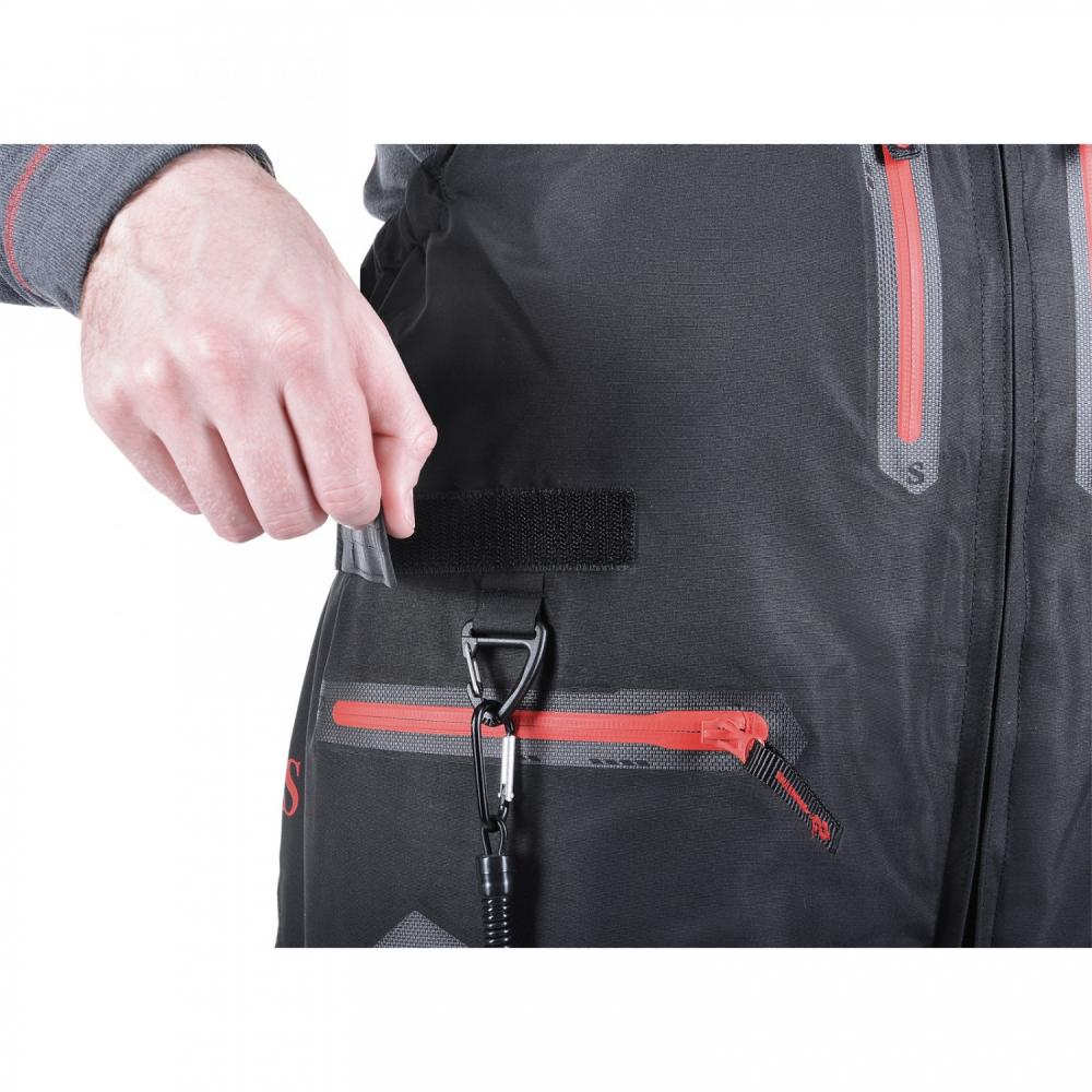 Костюм-поплавок зимний «Angler Prosport» (Black/Red)