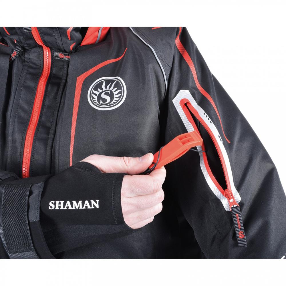Костюм-поплавок зимний «Angler Prosport» (Black/Red)