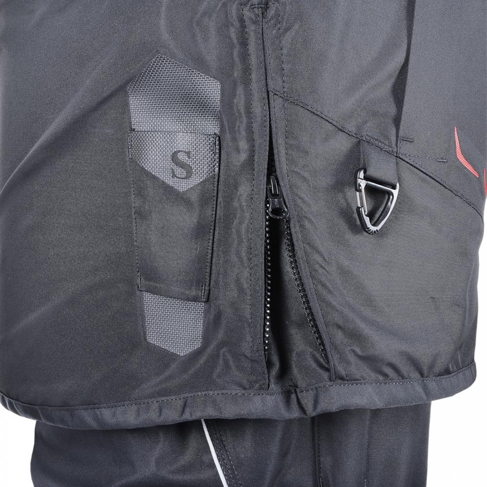 Костюм-поплавок зимний «Angler Prosport» (Black/Red)
