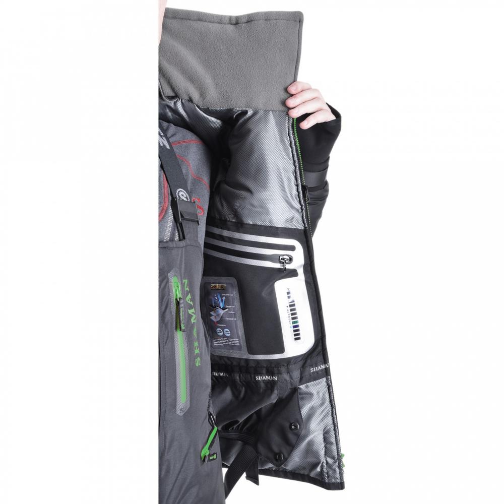Костюм-поплавок зимний «Angler Prosport» (Black/Green)