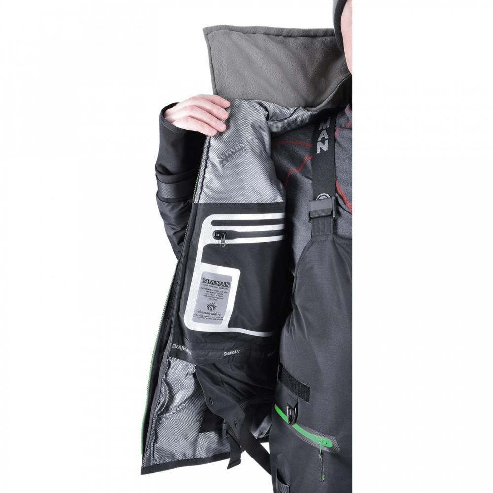 Костюм-поплавок зимний «Angler Prosport» (Black/Green)